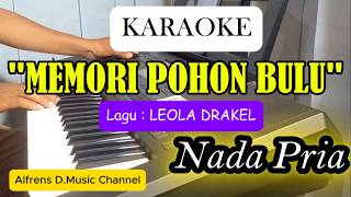 Karaoke Lagu Pop Indonesia Memori Pohon Bulu  Ciptleola Drakel  Versi Nada Pria