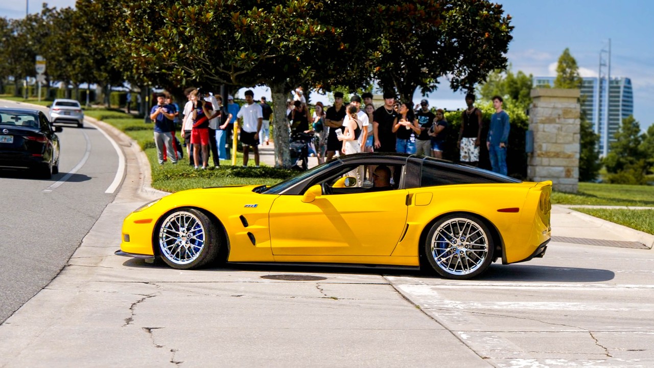 Central Florida Cars and Coffee | Pullout's, Burnouts and Flybys!! | June 2025 #carspotting