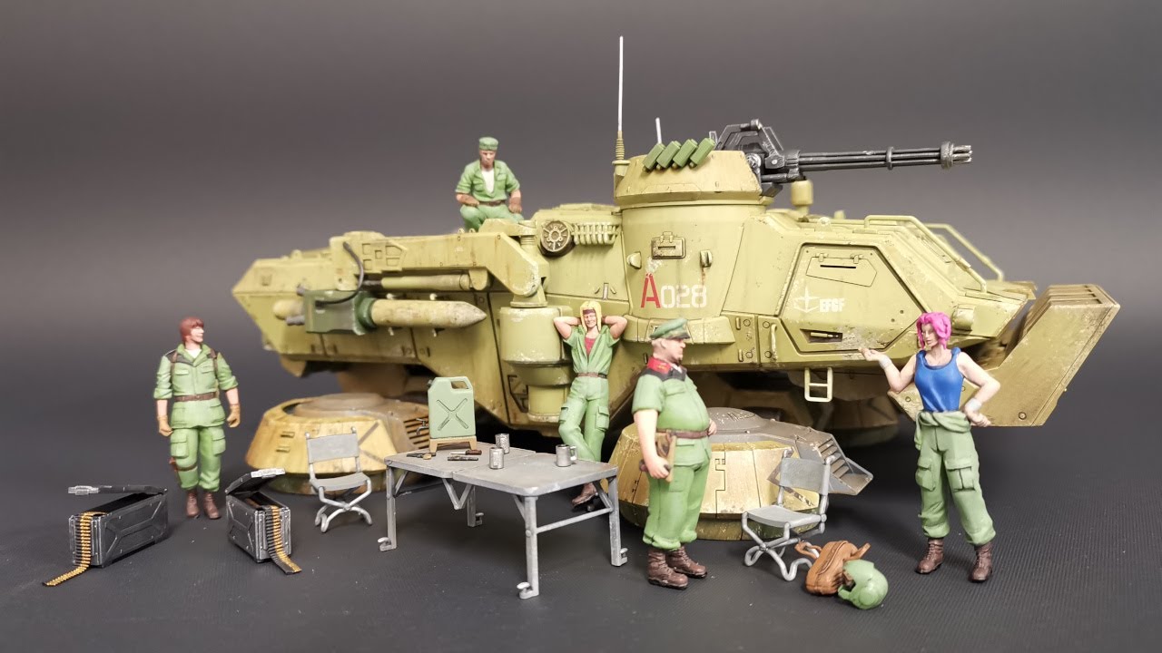 Bandai 1/35 UC Hardgraph Platoon Briefing Set - Part 3 - Figures