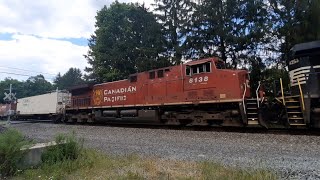 NS 20K and 20W at Stanton Station Road with CP and BNSF Power