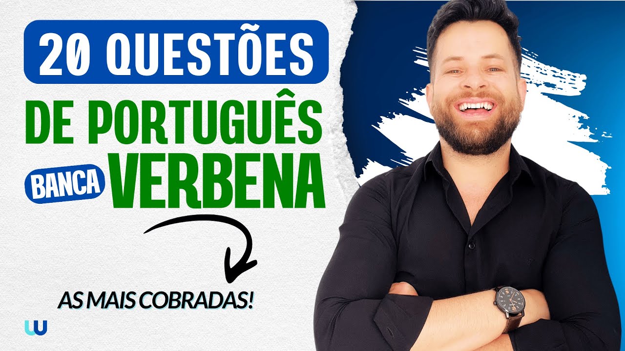 🚨 AO VIVO | PORTUGUÊS PARA CONCURSOS – BANCA VERBENA 🚨