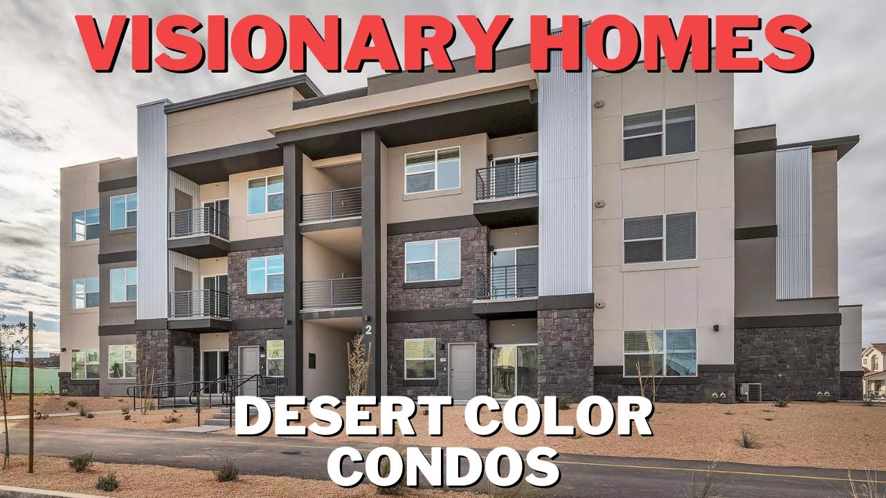 Visionary Homes Model Condo in Desert Color in St. Model Home