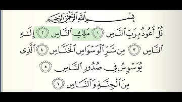 سورة الناس بصوت سعد الغامدي - تكرار للحفظ | كرر واستمع واحفظ بسهولة