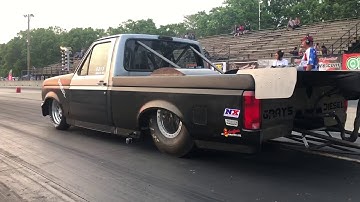 Quickest 7.3 Powerstroke 1/8th mile pass 5.01@142.81mph