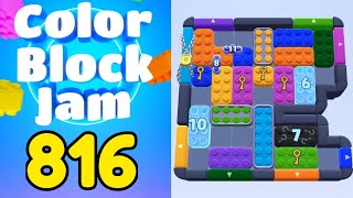 Color Block Jam Level 816 Solution