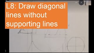〔#008〕Draw diagonal lines without supporting lines