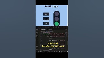 How to create traffic lights by using HTML,TAILWINDCSS and JAVASCRIPT in VS code.