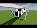 Minecraft PANDA Urban Monorail Train TUTORIAL