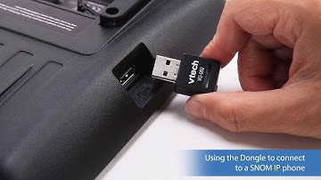 VH6212 Convertible Office Wireless Headset with Dongle - Set up and connect