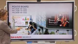 Sharp AQUOS BOARD Tutorial