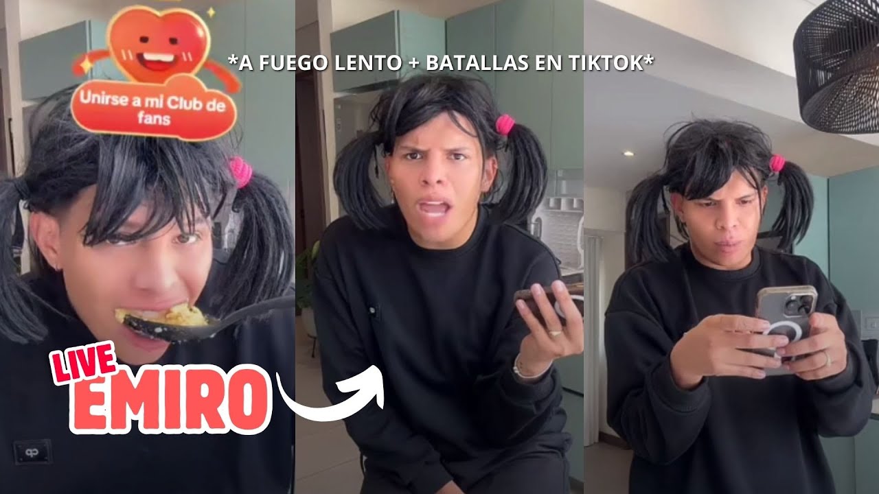 LIVE De Emiro | A Fuego Lento + Reacción a TikToks y Batallas con Sebastián Arias y La Mashi