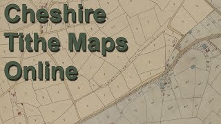 Details Cheshire Tithe Maps Online Update