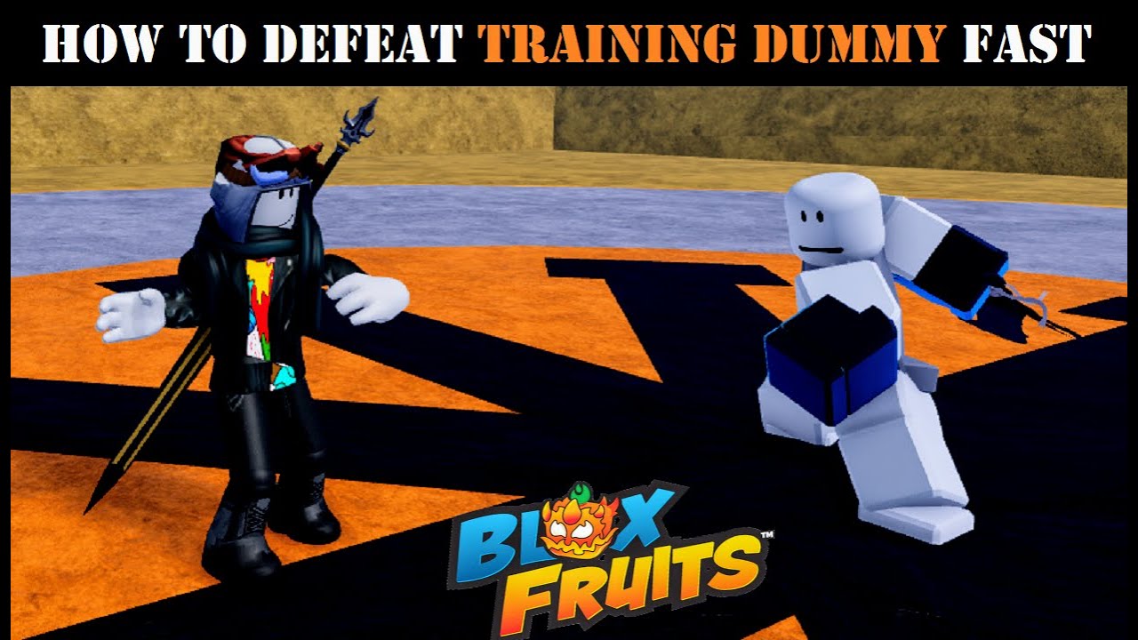 How To defeat Training Dummy in Blox Fruits Fast | Where is Training Dummy 