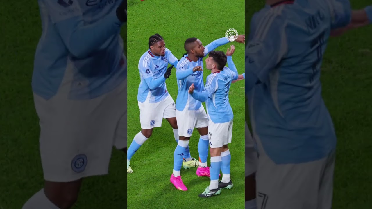 Andrés Perea’s equalizing header against LAFC 🕺🔥 #MLS #NYCFC #NYC