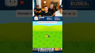 Donald Trump Earning For Us shorts challenge game toasteroriginals toaster