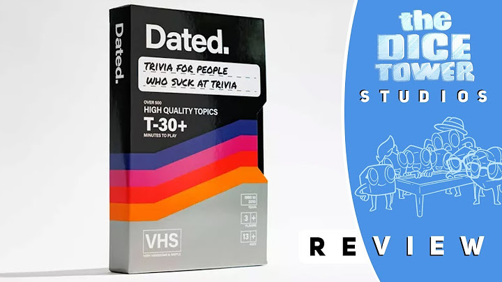 Dated Review - How Not to Design a Modern Party Game