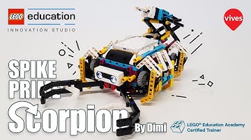LEGO SPIKE Prime Scorpion, a hexapod walking robot