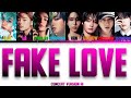 AI COVER HOW WOULD STRAY KIDS SING FAKE LOVE BY BTS COLOR CODED CONCERT VERSION