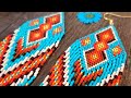 Geometric Design Fringes   Turquoise