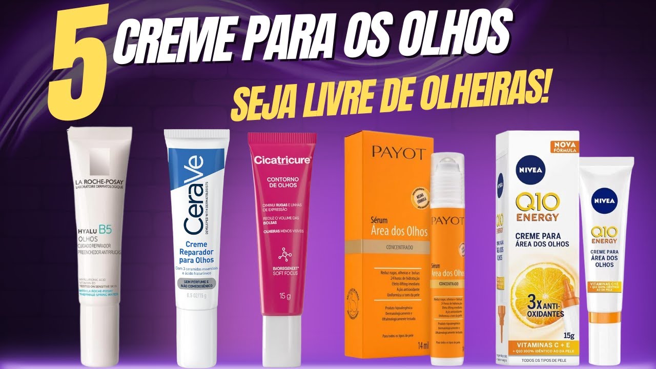 Os 5 melhores cremes para olheiras | transforme seu olhar com fórmulas ...