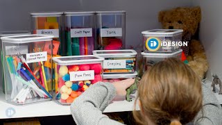 (Re)Organize Life with Peel βn Placeβ’ Storage Bin Labels from iDesign