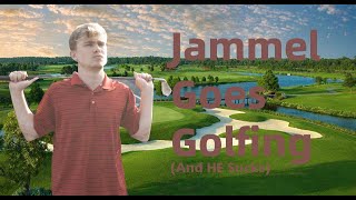 JAMMEL LOSES HIS BALLS WHILE GOLFING