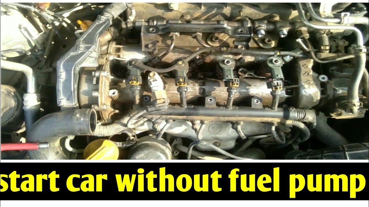 start car without fuel pump YouTube