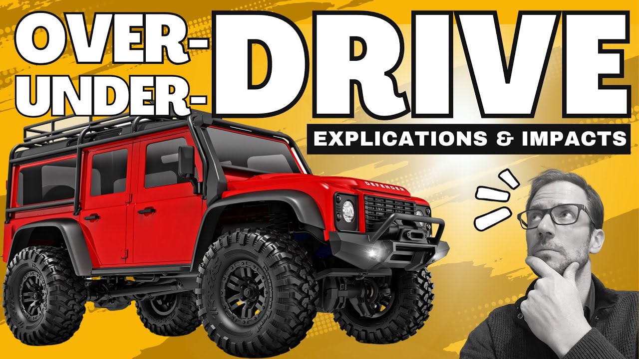Voiture RC overdrive et underdrive Explications, impacts
