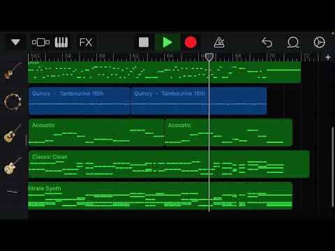 【GarageBand】オリジナル曲作った サビだけ poprock