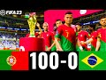 PORTUGAL 100-0 BRAZIL | FIFA WORLD CUP FINAL 2026 | PS5 4K GAMEPLAY #fifa23