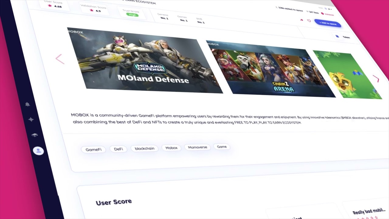 We designed the first Web3 App Store. Check it out!