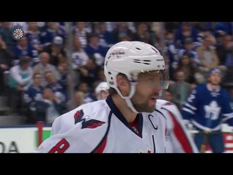 Alexander Ovechkin goal @ Maple Leafs. Game 4 (19.04.2017)