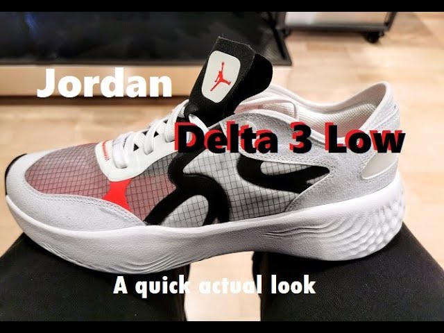 Jordan Delta 3 Low vs Mid On Feet - YouTube