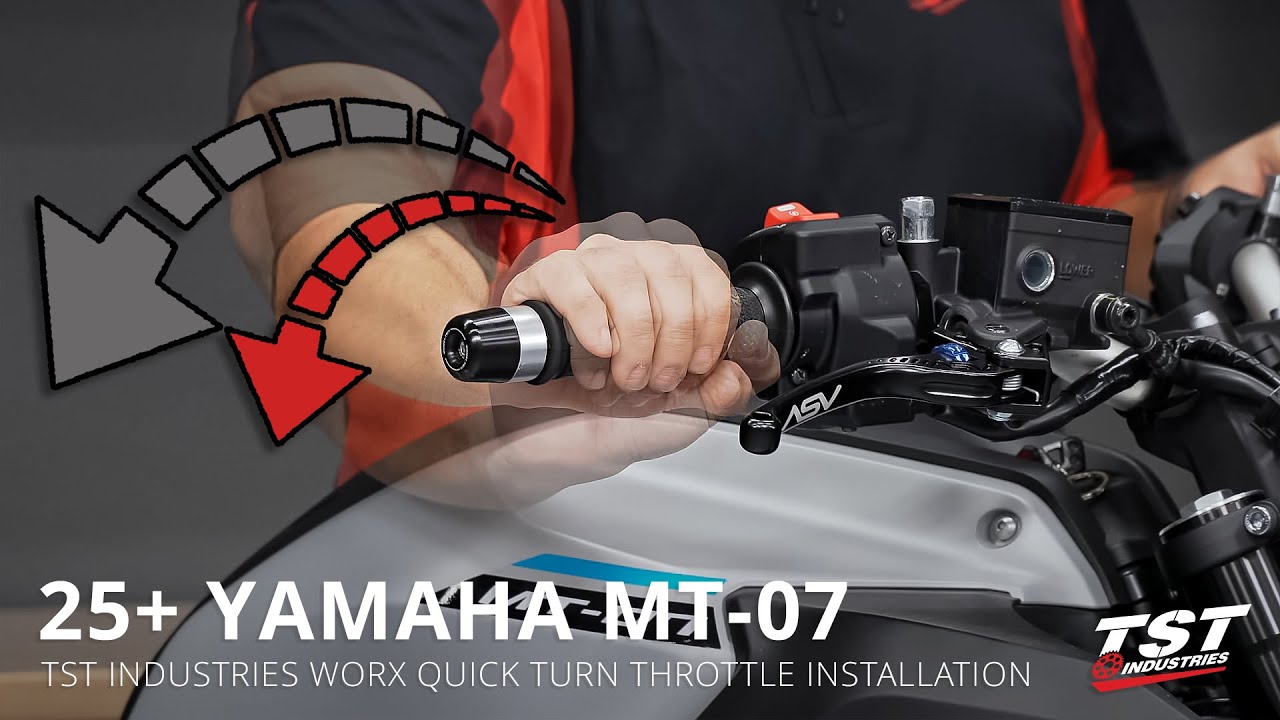 Установка быстроразъемной заслонки дроссельной заслонки TST WORX для Yamaha MT-07 от TST Industries