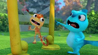 Sticky Trap | Cam \u0026 Leon | Best Collection Cartoon for Kids | New Episodes