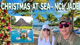 Stewy &  Emery NCL Jade Vlog: Mayan Ruins & Snorkeling Belize Barrier Reef! Postcards from Stewy