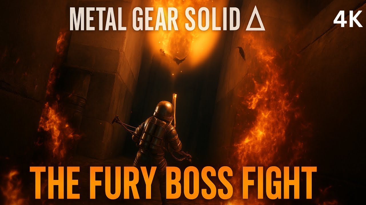 The Fury Boss Fight – Metal Gear Solid Delta 4K | Snake Eater Remake ...