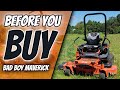 BAD BOY MAVERICK riding mower WATCH BEFORE YOU BUY