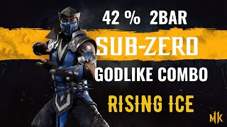 SUB ZERO RISING ICE GODLIKE COMBO MK11