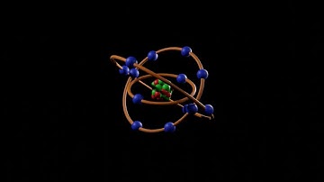 Atom model | Atomic structure | Neutrons | Protons | Made with Blender 3.0
