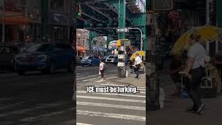 ICE raids affecting  Roosevelt ave.Queens NY #youtubeshorts #ICE #homelandsecurity #nyc