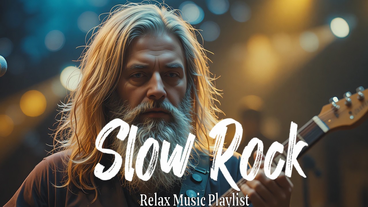 Timeless Slow Rock Nights 🎸 Emotional Ballads for Heart and Mind