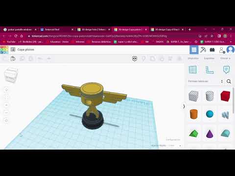 3D design Copa piston   Tinkercad   Google Chrome 2023 03 14 16 03 41