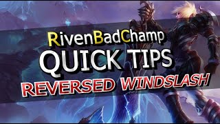 ► QUICK TIPS: The Reversed Wind Slash (Re-upload)