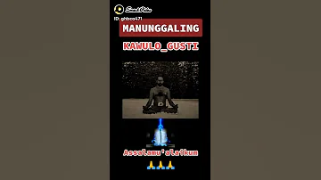 MANUNGGALING KAWULO GUSTI