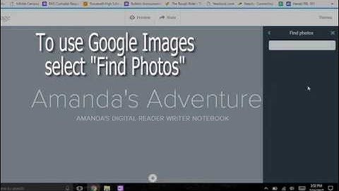 Adding a main image to your Adobe Spark Page using Google Images