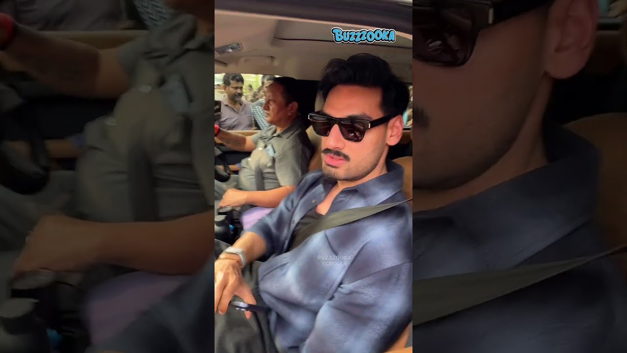 Ahan shetty spotted at airport looks  handsome 😍😍