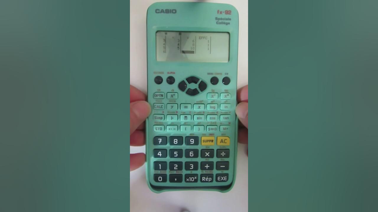 Calculatrice scientifique spéciale collège Casio FX 92