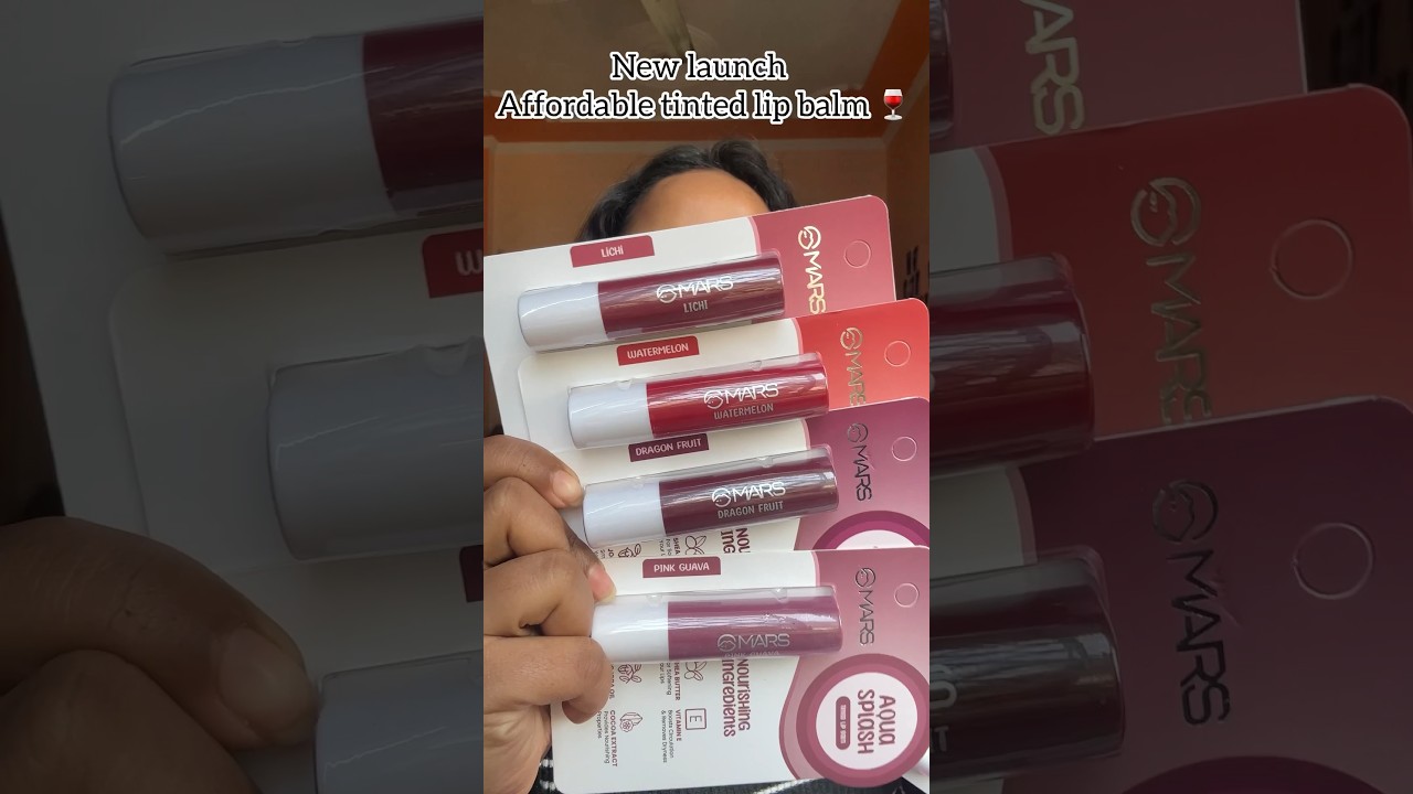 Mars *new tinted lip balm :: 01 passion fruit 