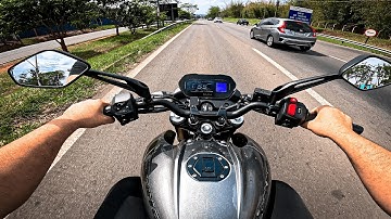 4K | 🏍️TESTE RIDE E  TODOS OS DETALHES DA NOVA DOMINAR NS400Z !! ESSA MOTO ESTÁ INCRIVEL !! 😱- POV